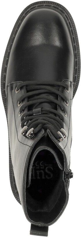 Sub55 Veterschoenen Hoog zwart