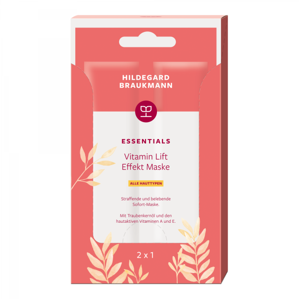 Hildegard Braukmann ESSENTIALS Vitamin Lift Effekt Maske 12x14ml