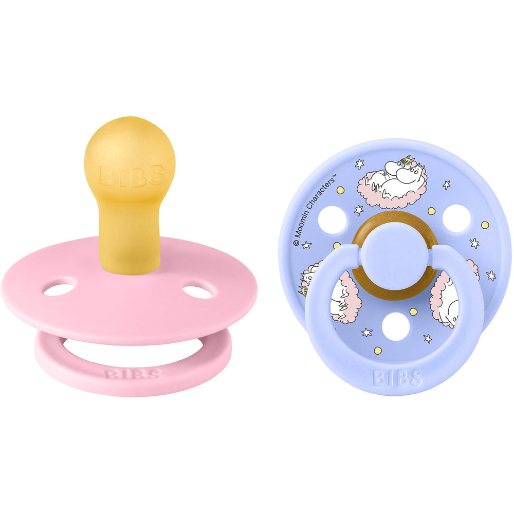 Køb Bibs X Moomin Baby Pink Mix Sut Colour 2-Pak Dreaming Latex