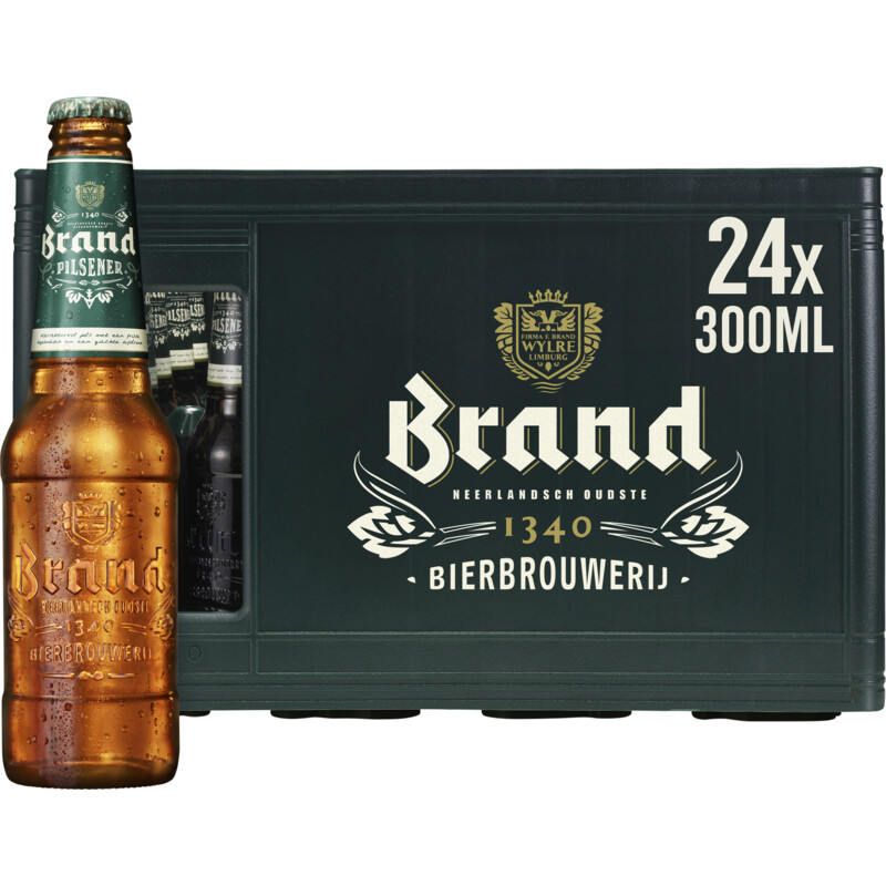 Brand Pilsener bier krat