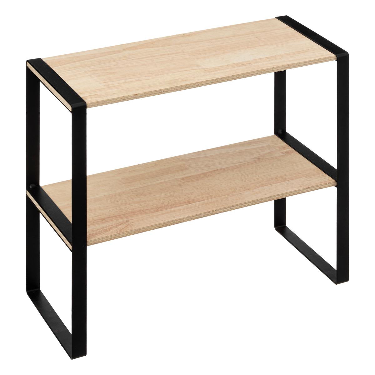 ETAGERE 2 NIVEAUX BLACKWOOD