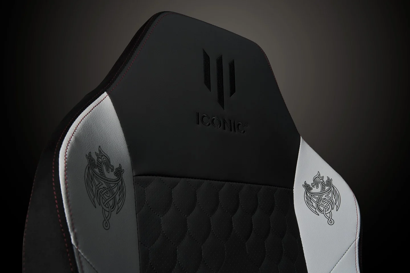 Apollon Collector / House Of The Dragon Black seat + grey/red