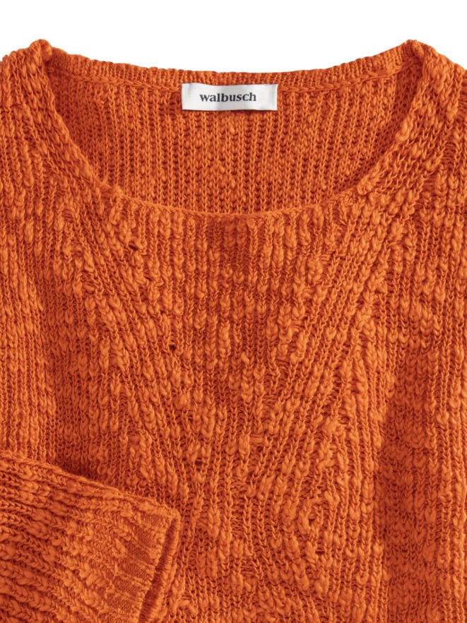 Flammengarn-Pullover