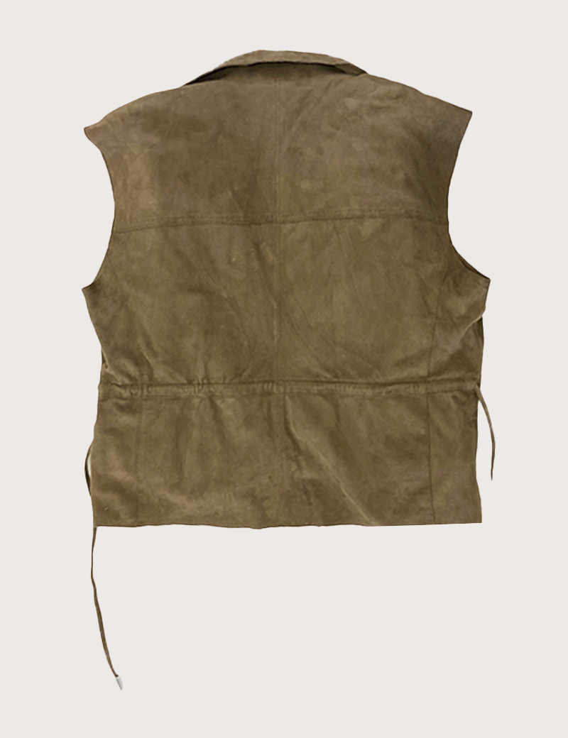 OAKWOOD GILET FEMME BIBI SUÈDE MARRON CLAIR