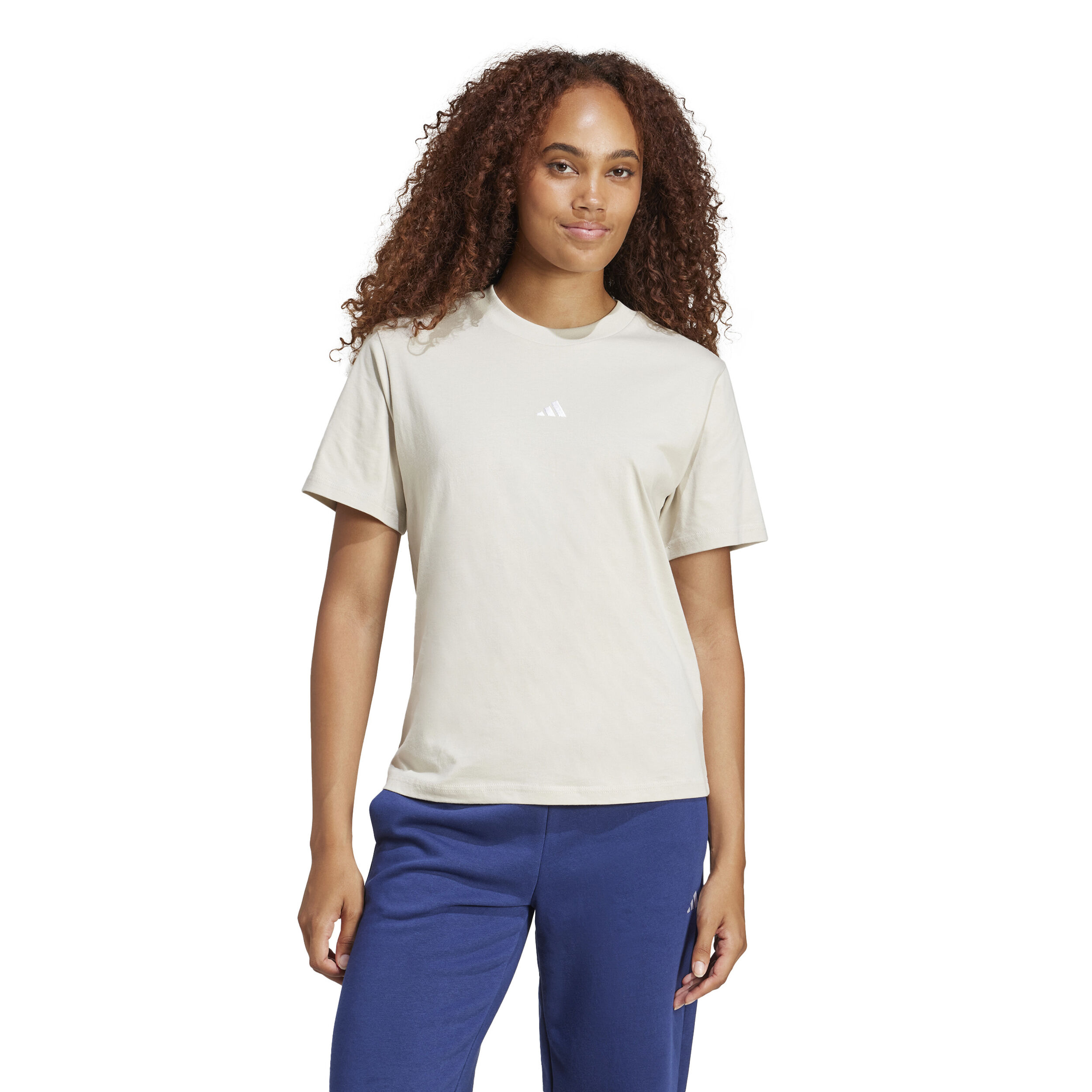 adidas Essentials Small Logo T-shirt Femmes - Gris