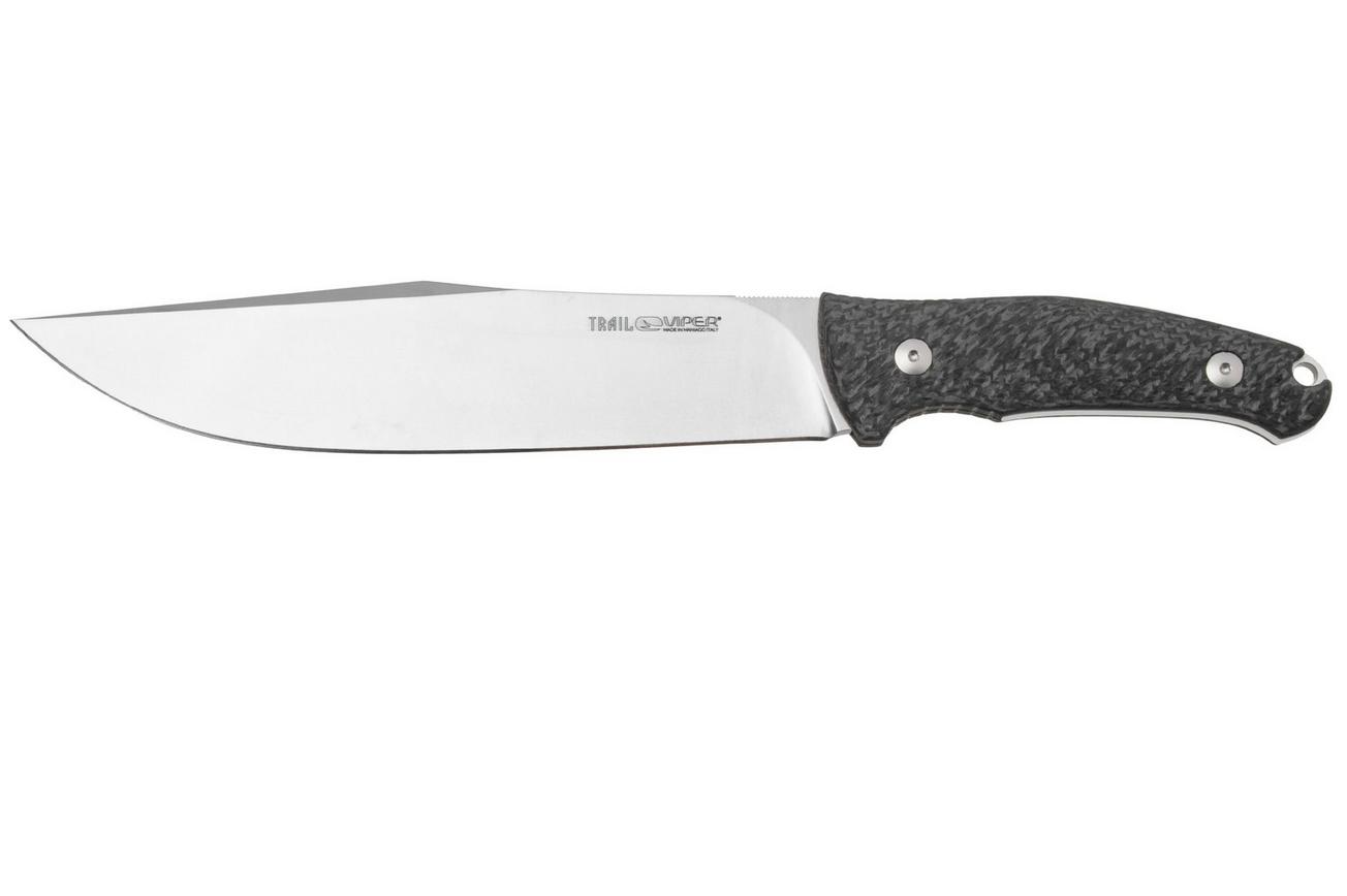 Viper Trail VT4068FC Satin N690, Carbon Fiber, vaststaand mes, Jens Anso design