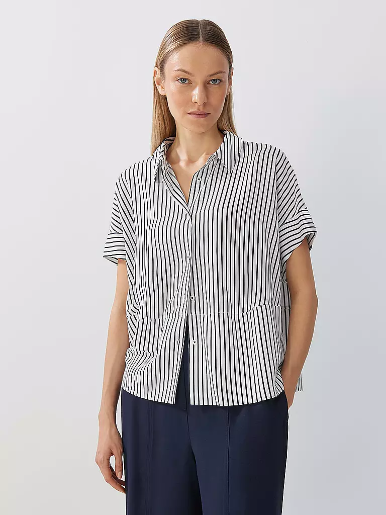 SOMEDAY Bluse ZARKO FINE STRIPE weiss