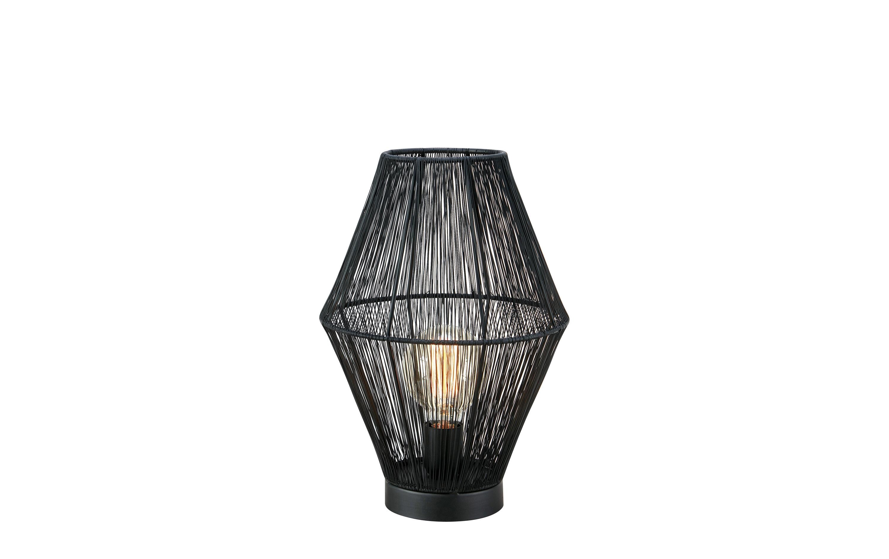 Tischleuchte Casa 1L, E27, SchwarzDekorative Tischlampe