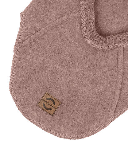Mikk-Line Schlupfmütze - Fleece - 1-lagig - Burlwood Melange m.