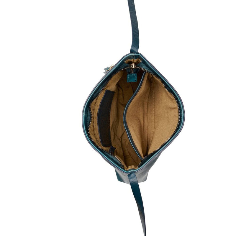 Burkely Fine Florence Crossbody Zip Bag Blue