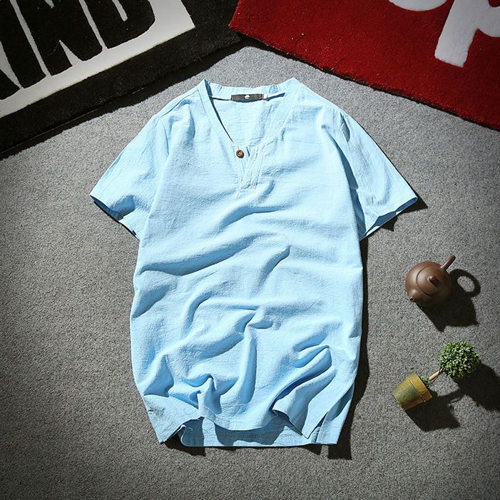 YIKES - Effen T-shirt met korte mouwen