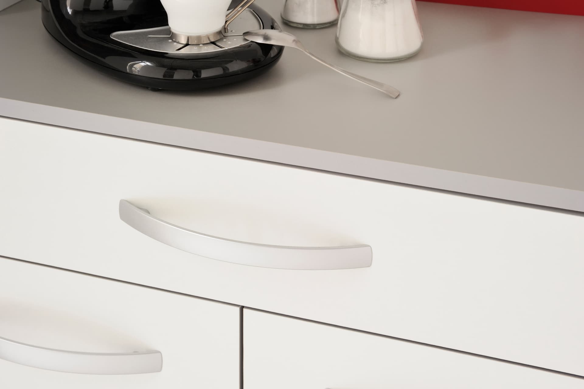 Parisot Buffet-Schrank SPOON 101 x 185 cm weiß