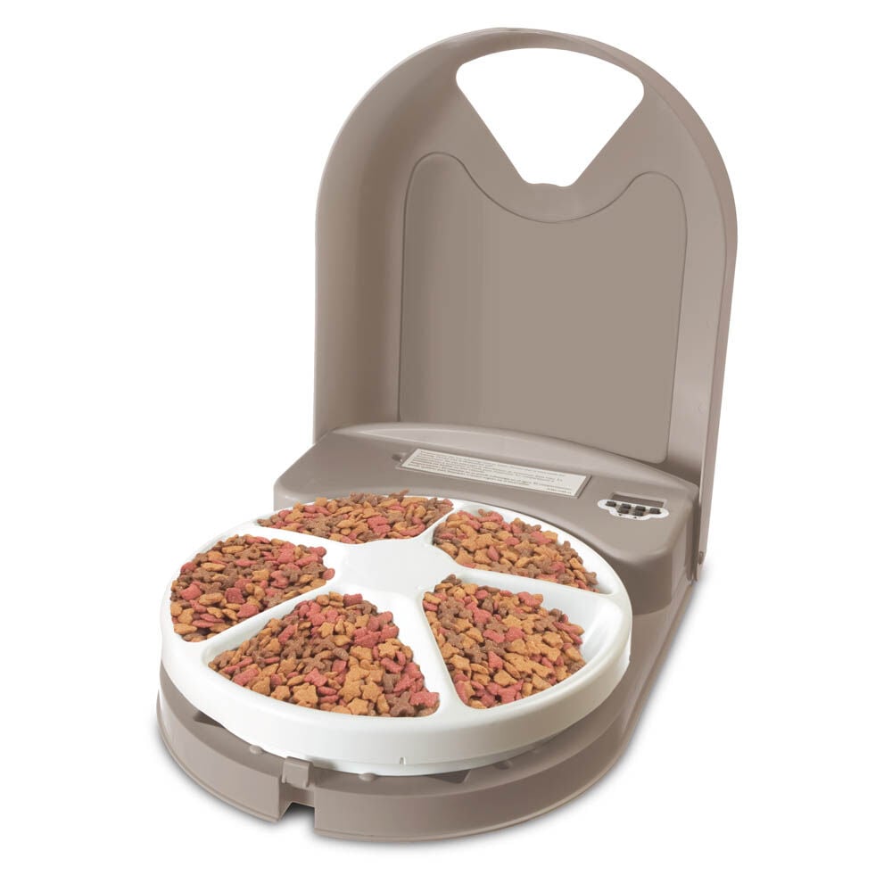 Petsafe - Automatische voerbak voor 5 maaltijden - Wit - 11x40x32 cm