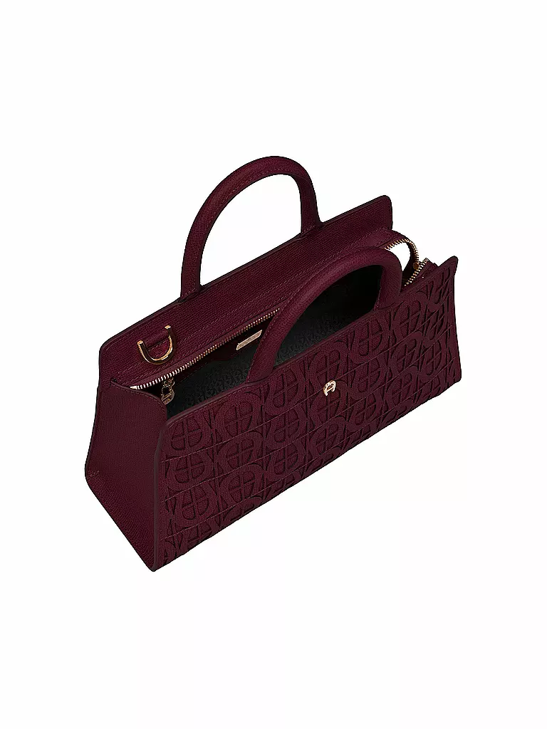 AIGNER Ledertasche - Henkeltasche CYBILL Medium dunkelrot