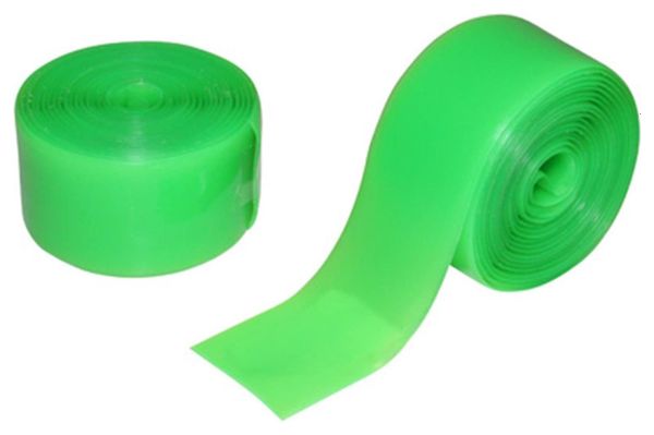 BANDE ANTI-CREVAISON NEWTON 37mm VTT 26  VERT (VENDU PAR PAIRE SUR CARTE)