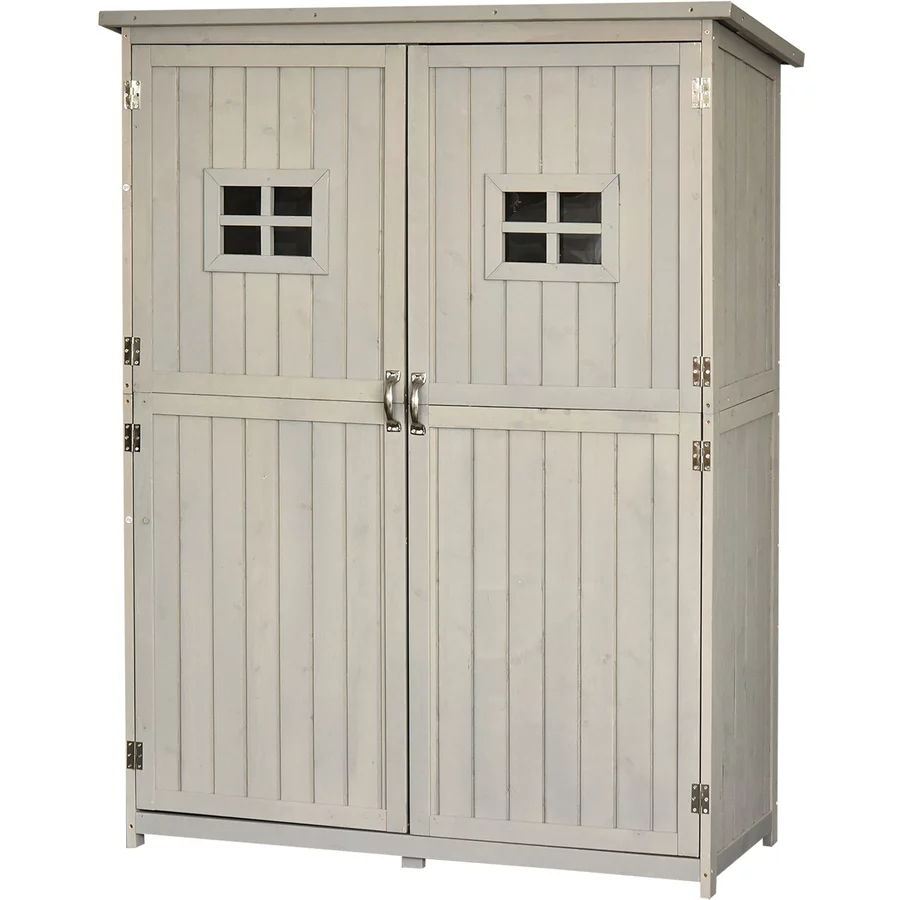 Outsunny Geräteschrank grau