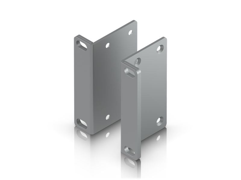 Ubiquiti Rack Ear Kit 2U Ersatz-Rackwinkel für UniFi 2U Rackmount-Geräte mit mitgelieferten Precision Rack Mount-Einsätzen und Schrauben