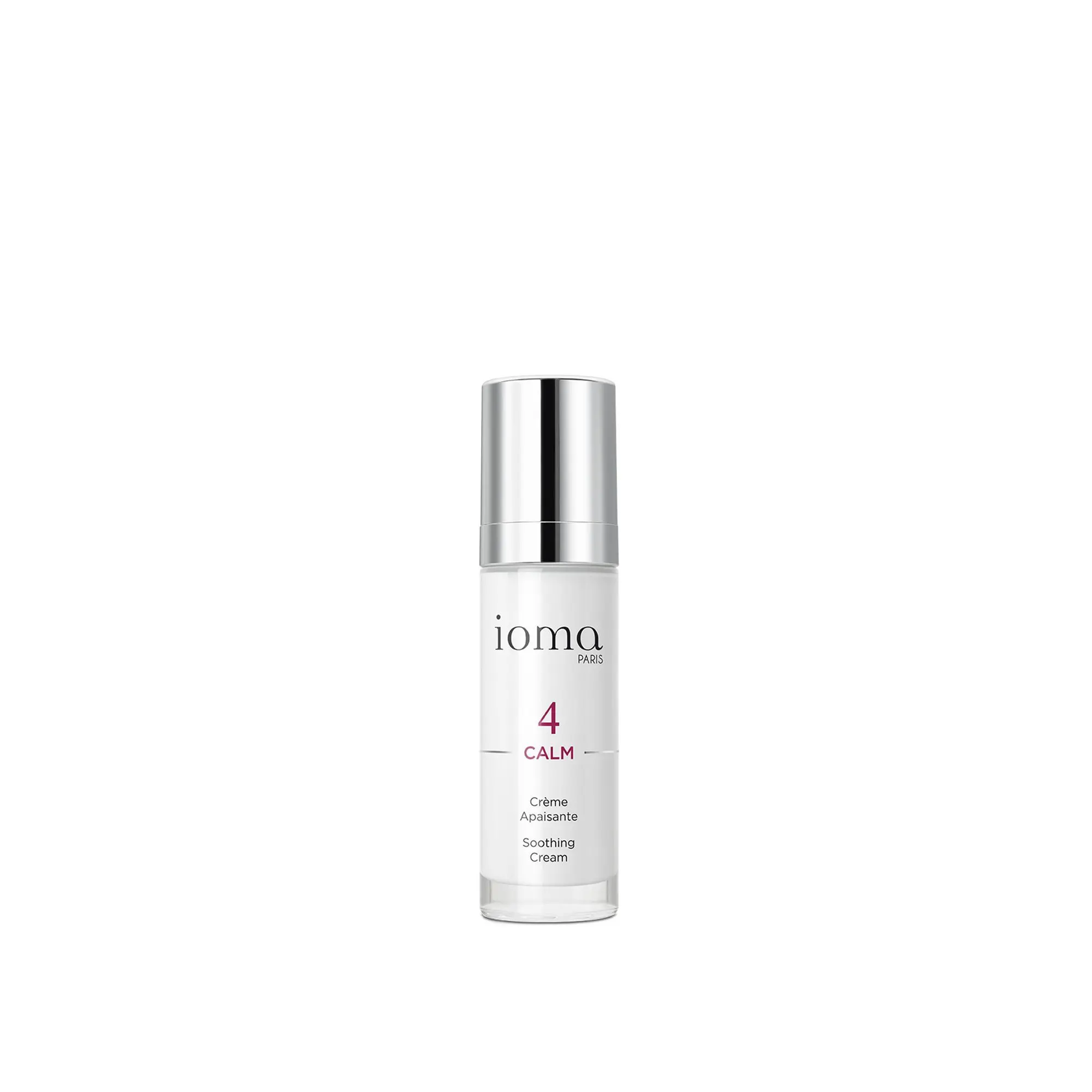 Ioma - Crème Apaisante Jour et NuitCrème Visage Peaux Sensibles Flacon-pompe 30ml - Soin de jour