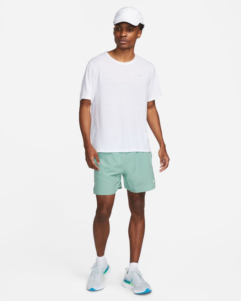 Short de running Nike Challenger Vert pour homme