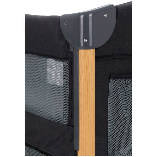 fillikidfillikid   Reisebeistellbett Cadiz schwarz mit Holzoptik