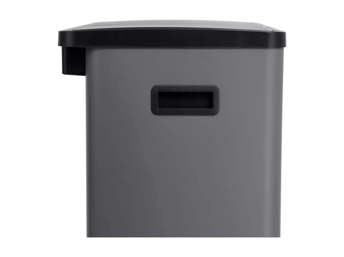 Poubelle double 60l avec seau intérieur