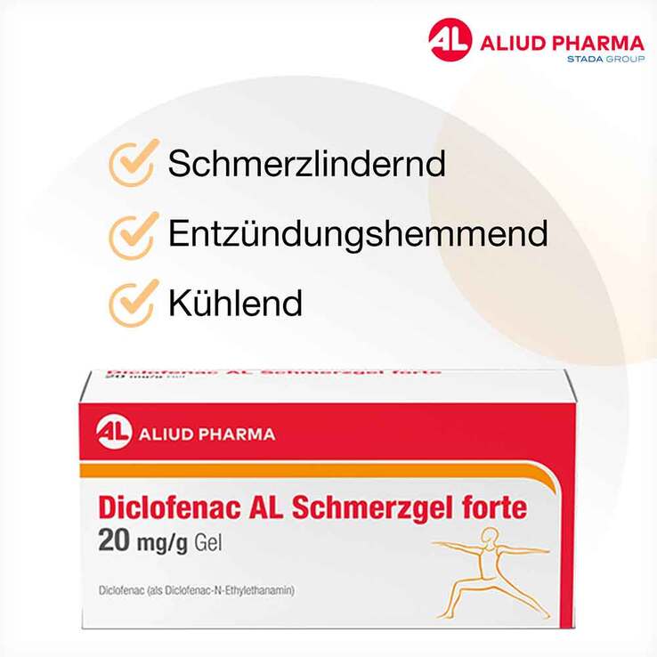 Diclofenac AL Schmerzgel forte 20 mg/g Gel, 180 g