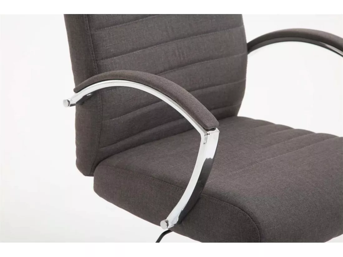 Fauteuil de bureau Valais - Tissu gris foncé110.00