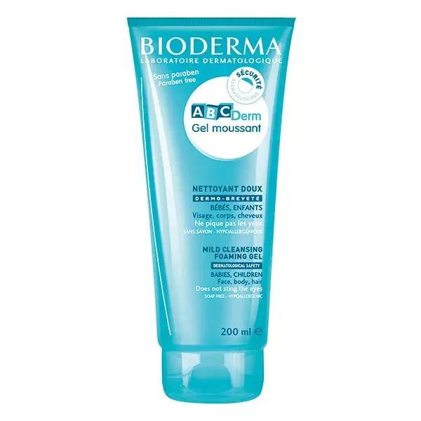 Bioderma ABCDerm Gel de Limpeza Suave para Bebês 200ml