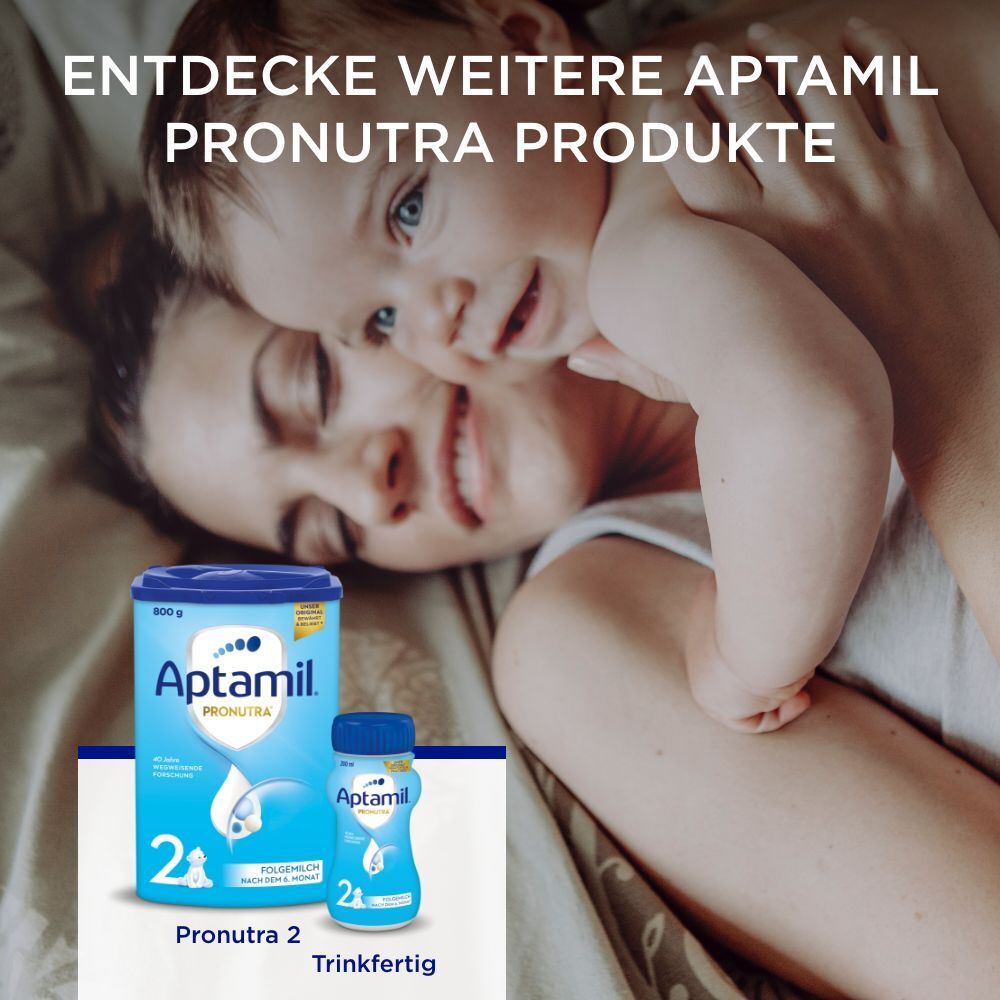 Aptamil® Pronutra Abendfläschchen 2 Folgemilch nach dem 6. Monat