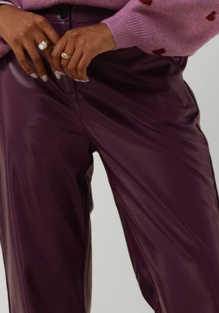 YDENCE aubergine ydence pantalon pants marlee