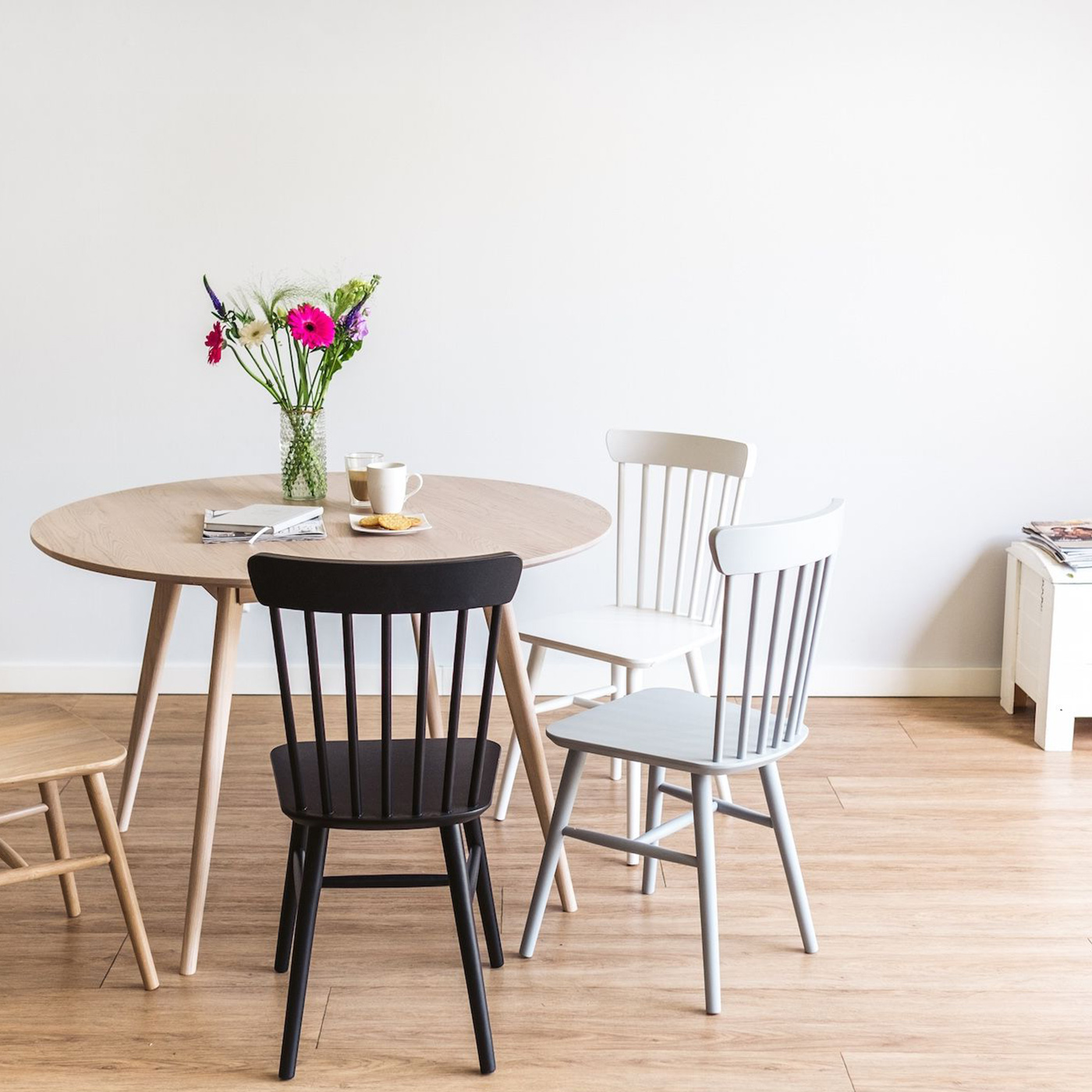 Eettafel Yumi Ø115 cm Zwart