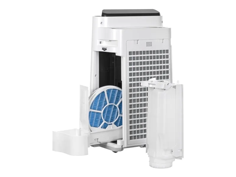 Sharp KC-D60EUW - Luftfugter/-renser - mobil - hvid