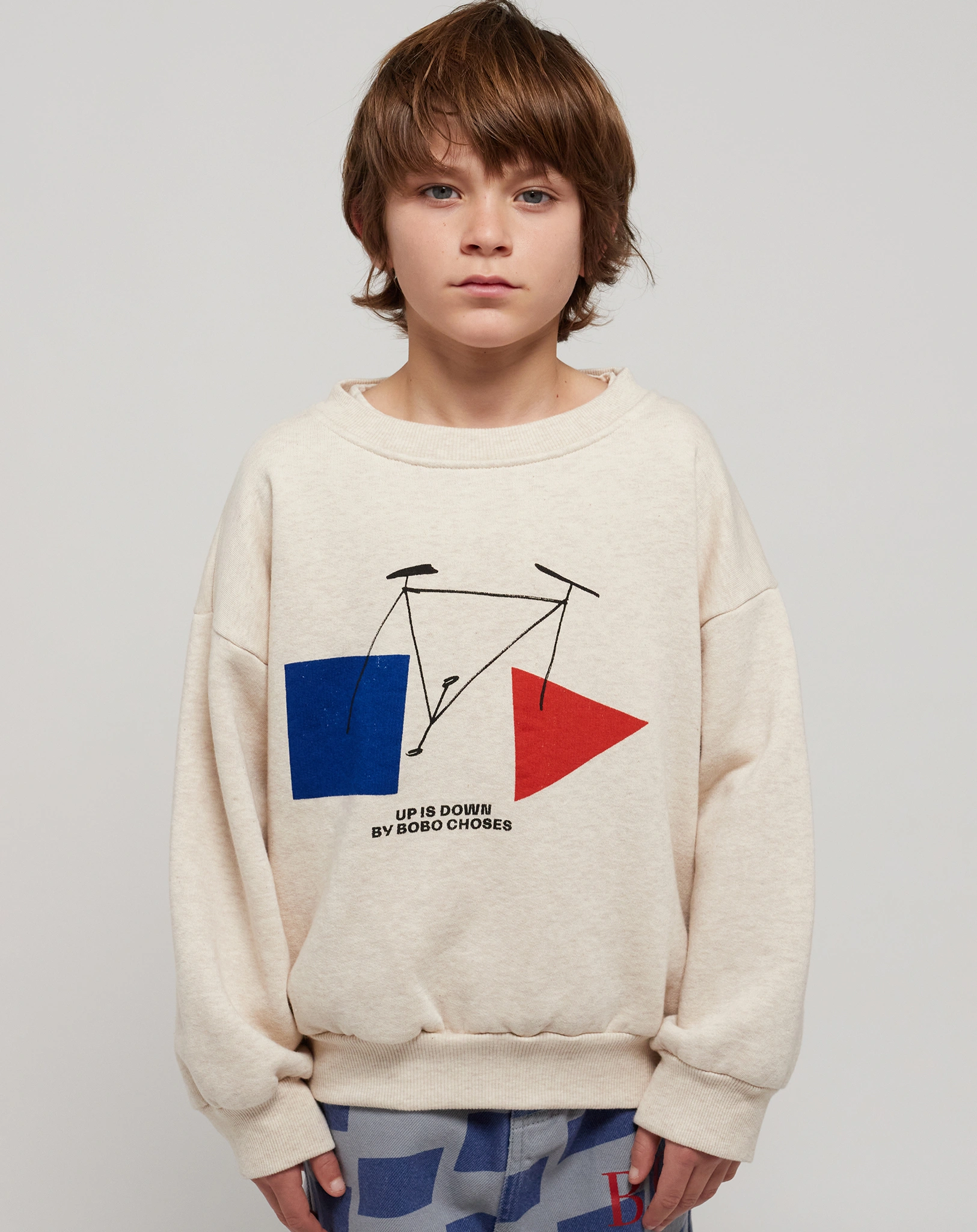 Sweatshirt CRAZY BICY in beige