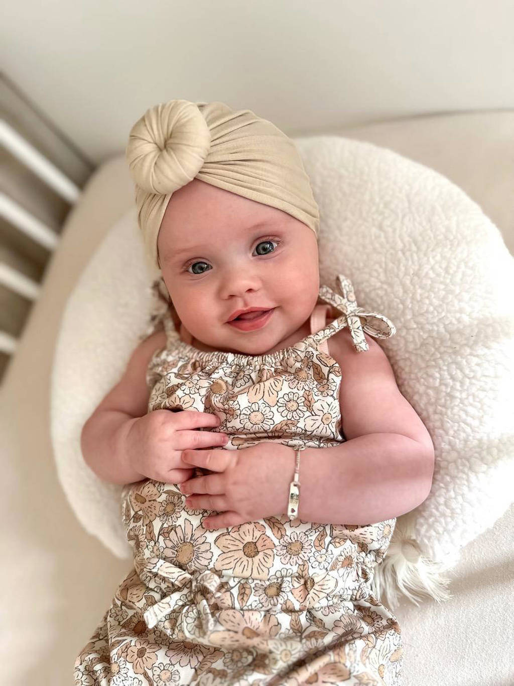 Babystyling baby gebloemde playsuit