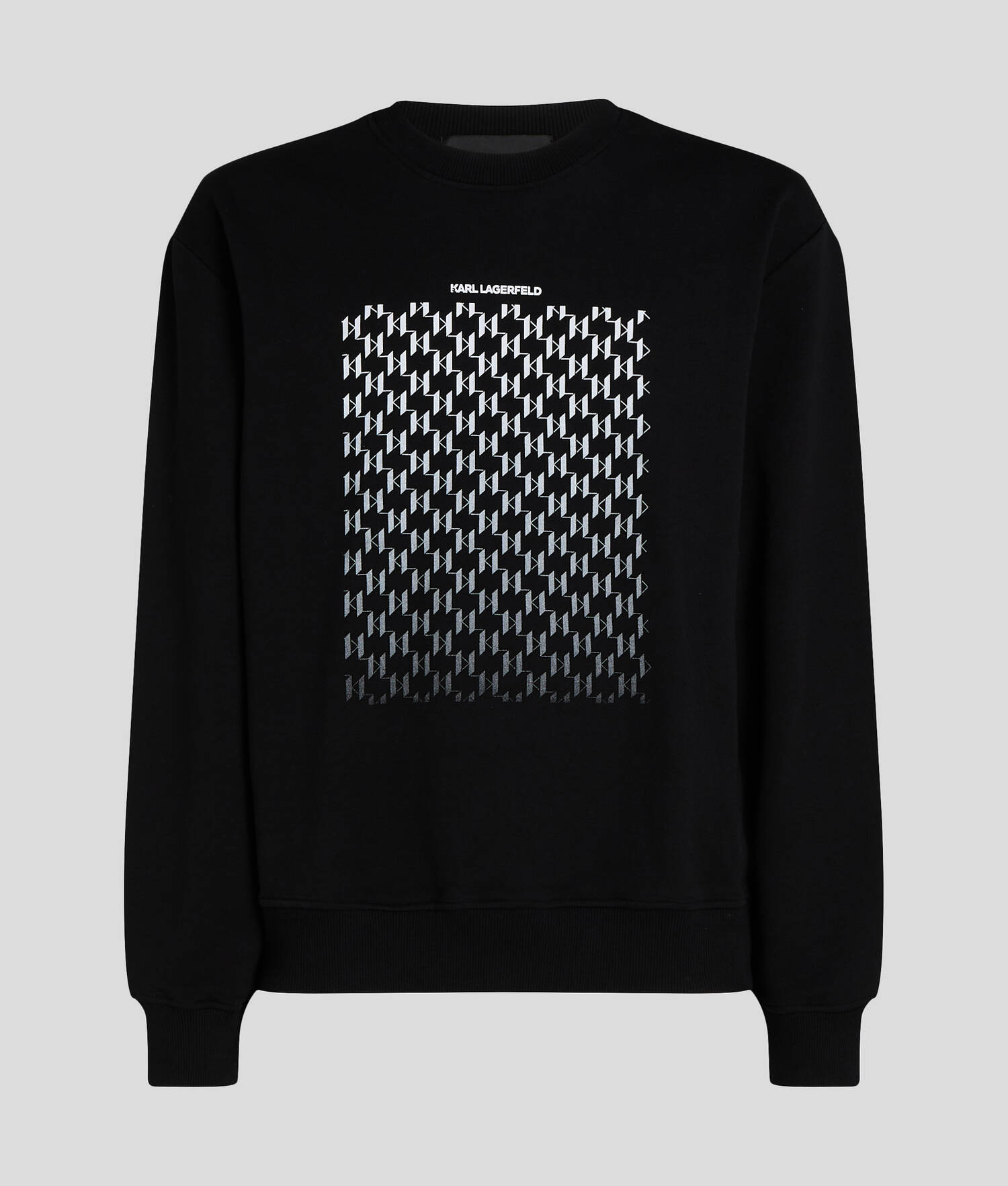 SWEAT-SHIRT EFFET DEGRADÉ KL MONOGRAM