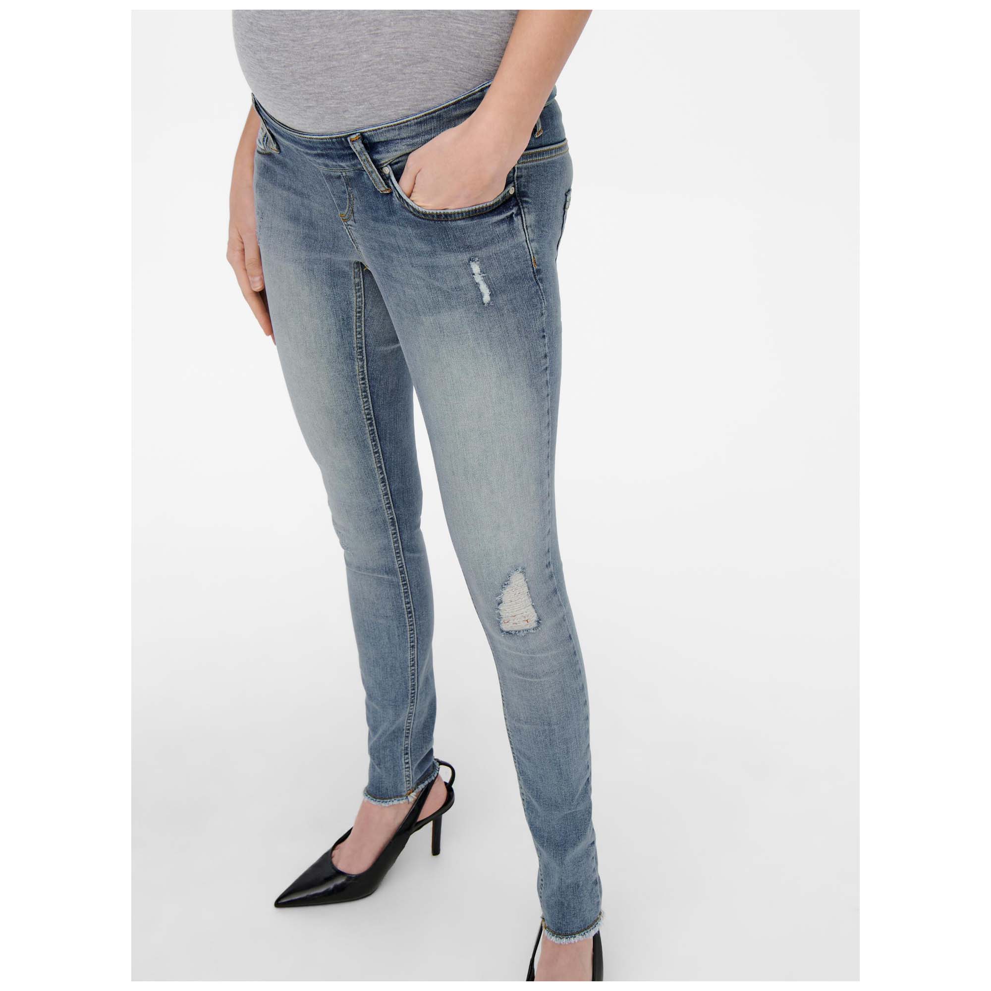 ONLY zwangerschapsjeans lang  denim
