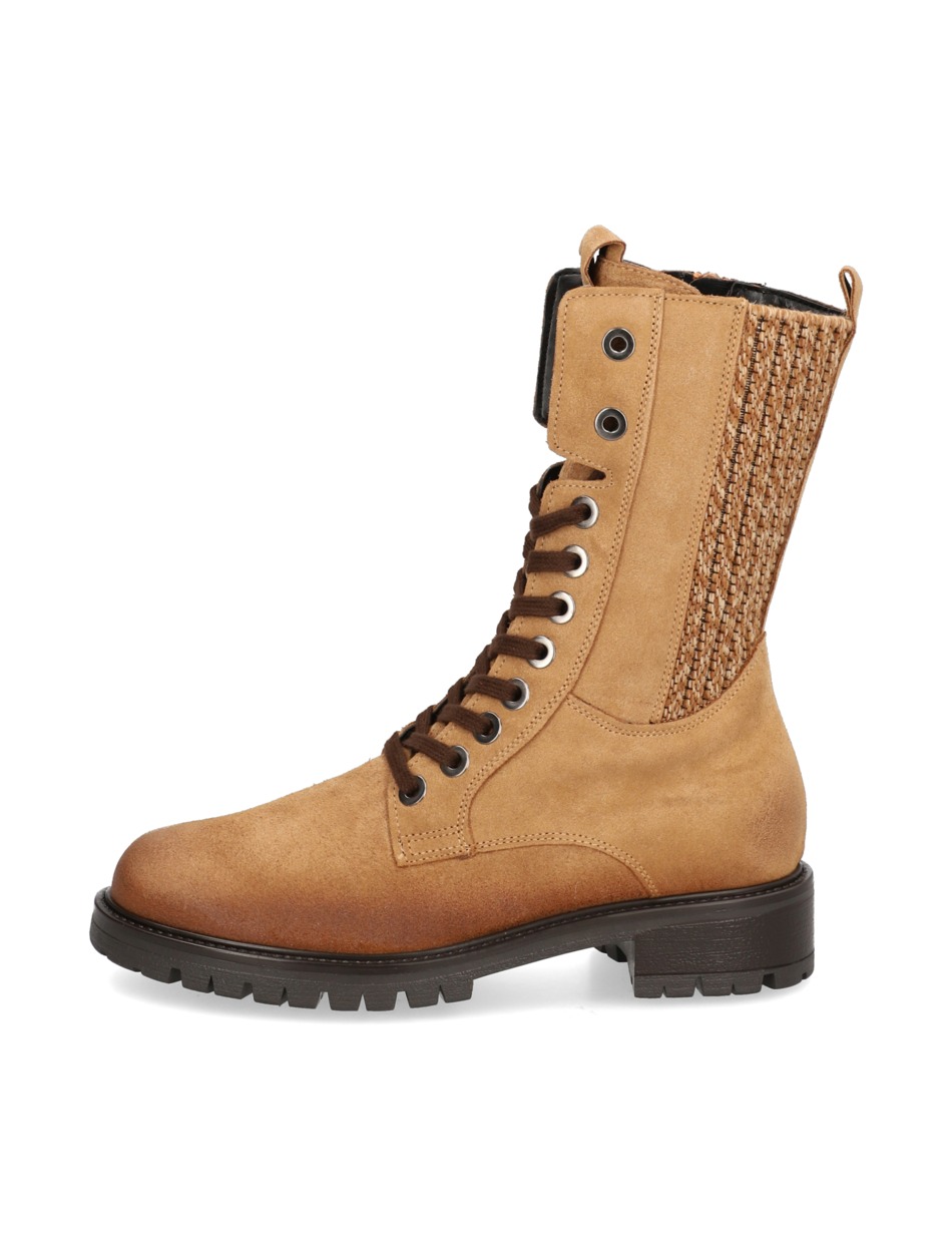 Veloursleder Schnürboot