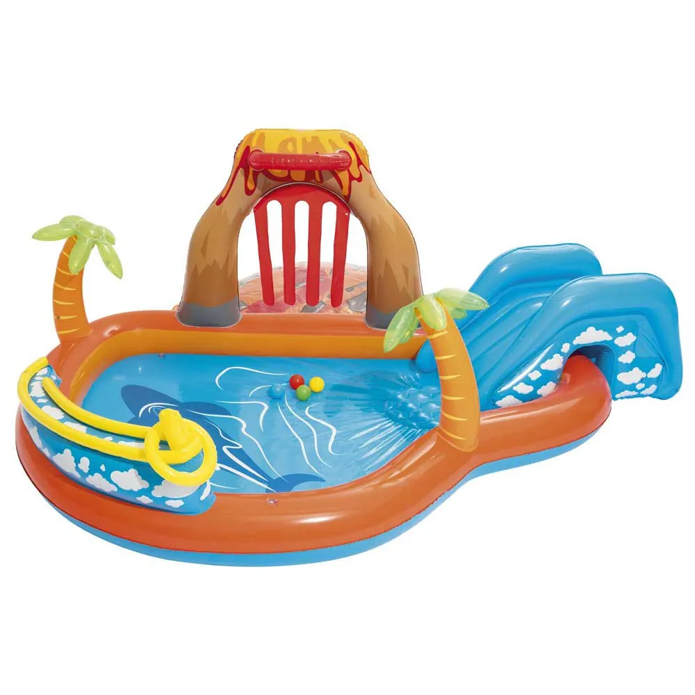 Bestway Lava Lagoon 265x265x104 cm Ovales aufblasbares Planschbecken