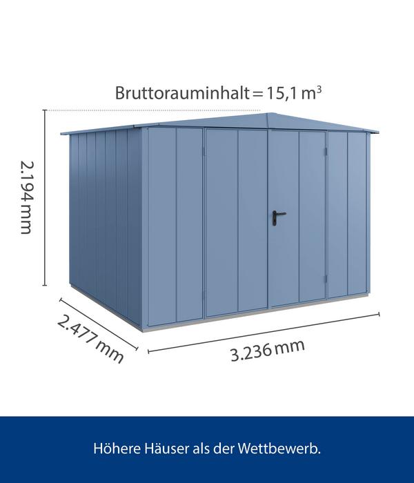 Hörmann Berry-Gerätehaus Modern-S Typ 3, ca.