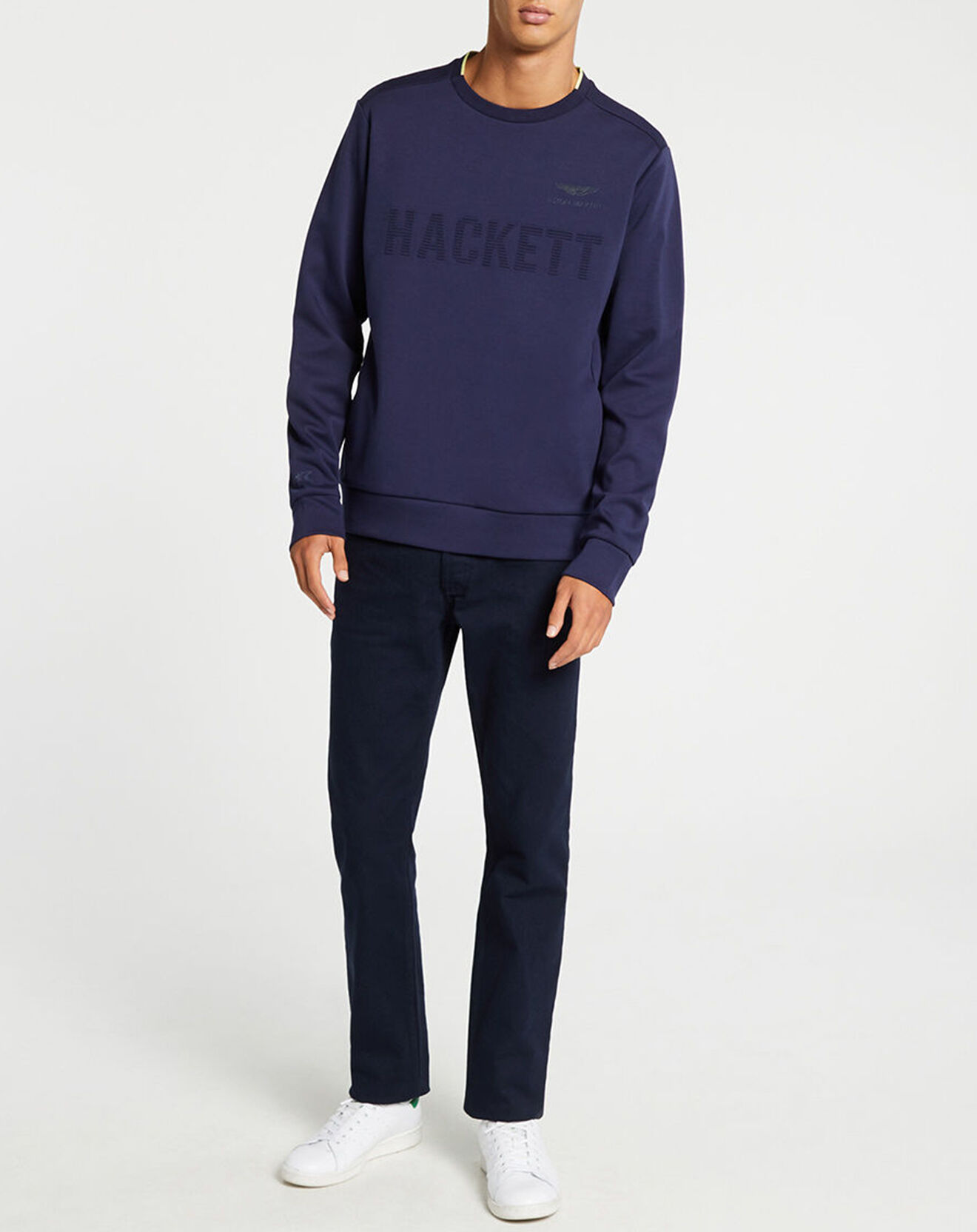 Hackett London Sweat Aston Martin Racing bleu marine