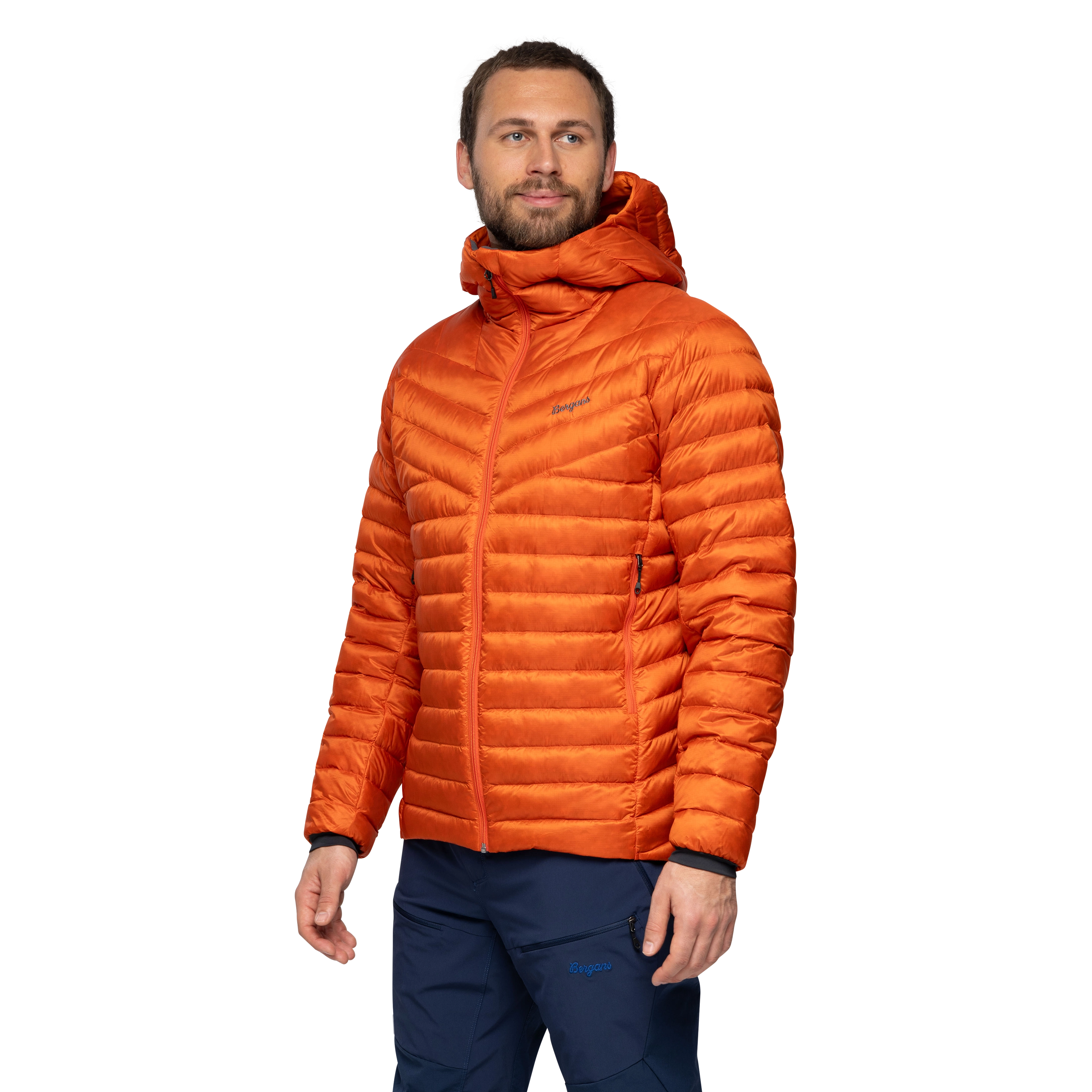 Rabot Light Down Jacket Hood Men Lava