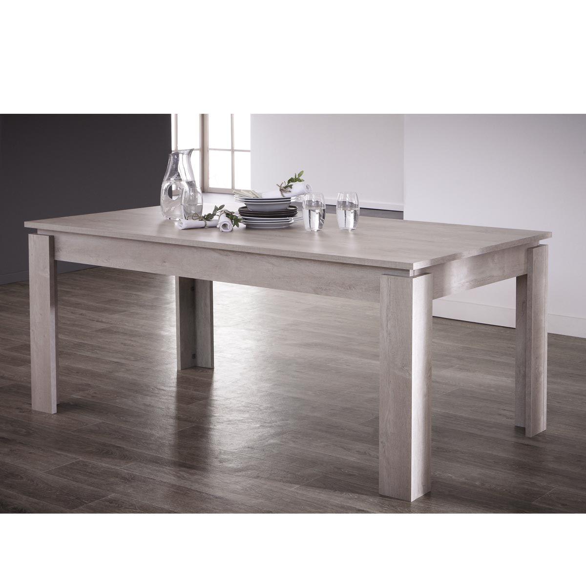 SEGUR TABLE 170X90CM CHENE CHAMPAGNE