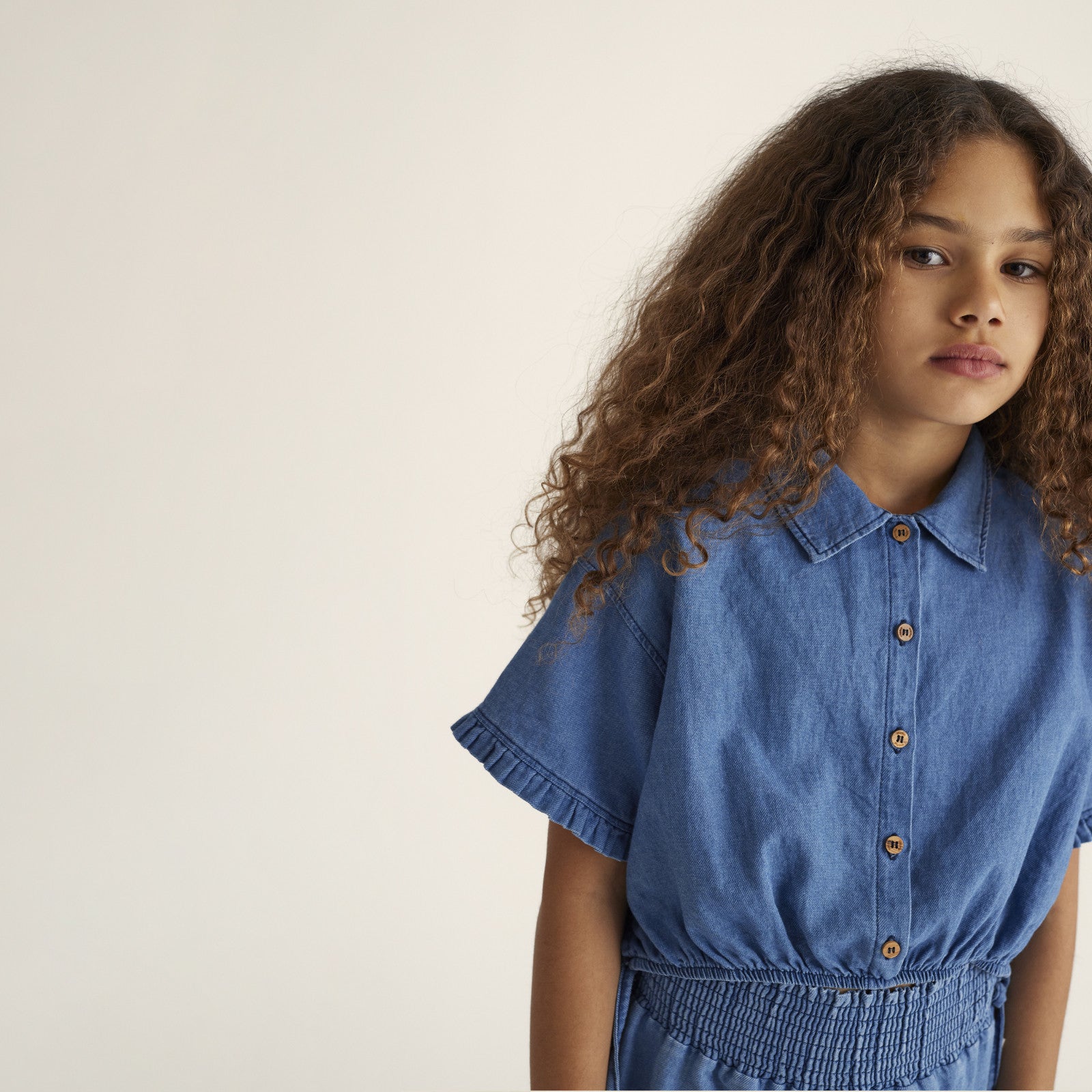 Bluse Lua Denim Blue