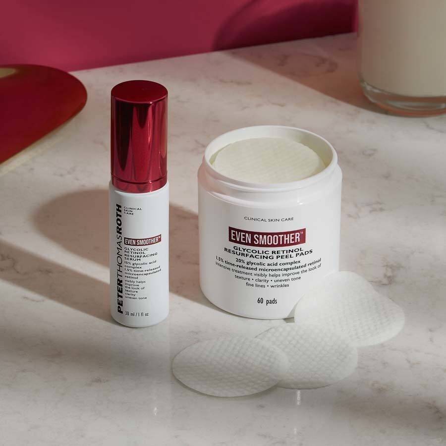 Peter Thomas Roth Even Smoother™ Glycolic Retinol Resurfacing Peel Pads 60pcs