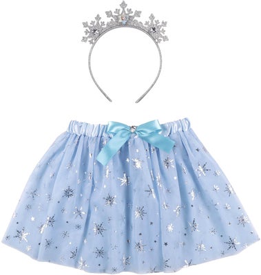 Disney Frozen Kostyme Skjørt & Diadem