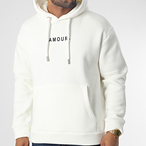 Sweat Capuche Blanc