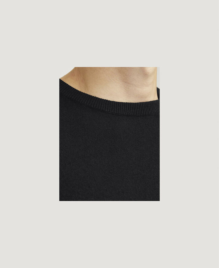 JJ-REBEL JREBCALLUM KNIT CREW NECK NOOS Sort