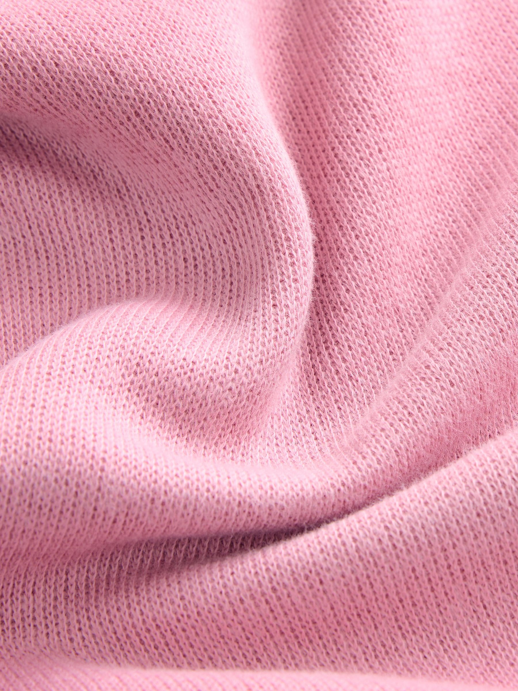 Roze - Oversized behaaglijke ribbelsweatshirt (3 - 16 jr)