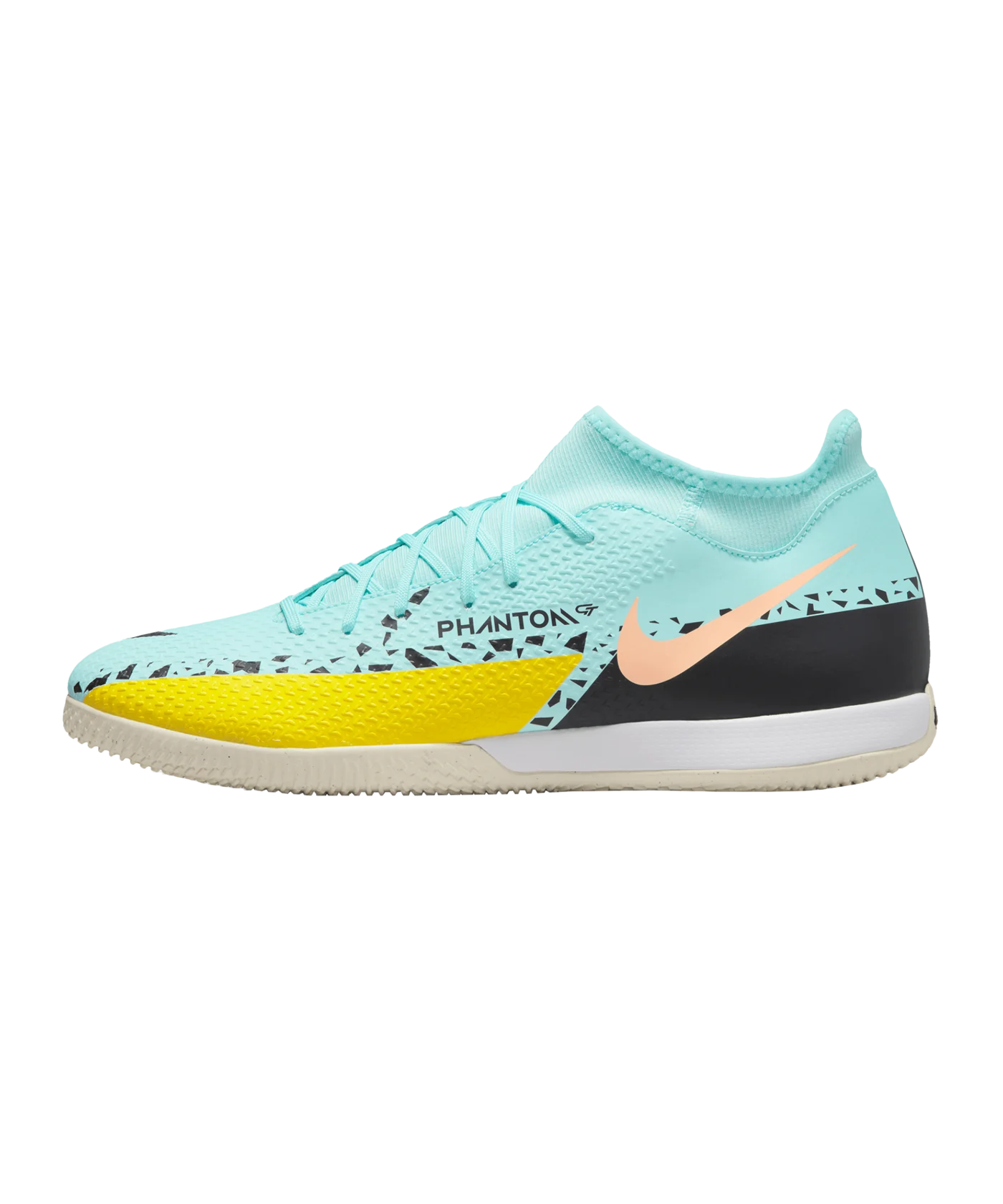 Nike Phantom GT2 Academy DF IC Halle Lucent Türkis Gelb F407