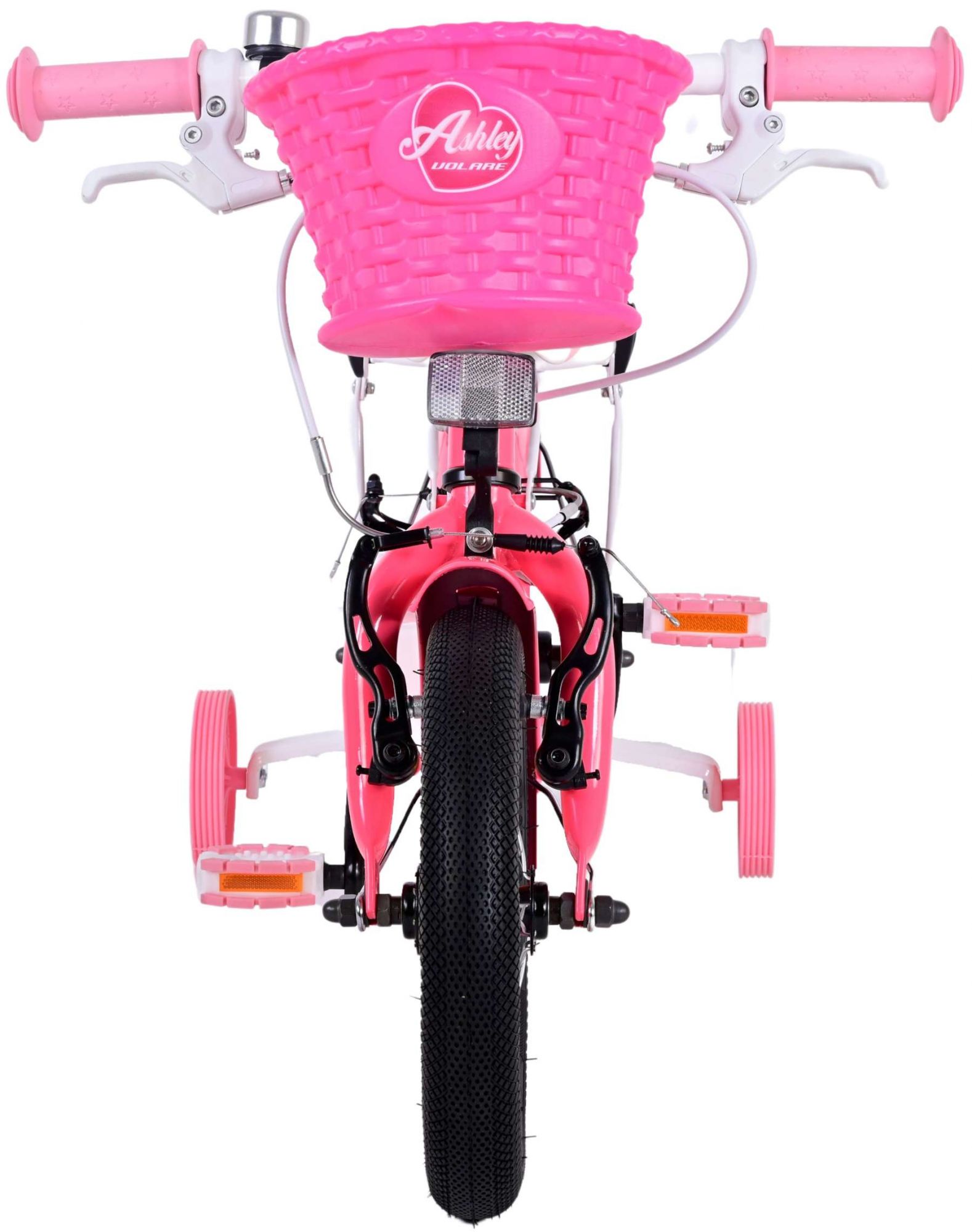 TPFSports Ashley Kinderfahrrad - Mädchen - 12 Zoll - Rücktritt + Handbremse - Weiß